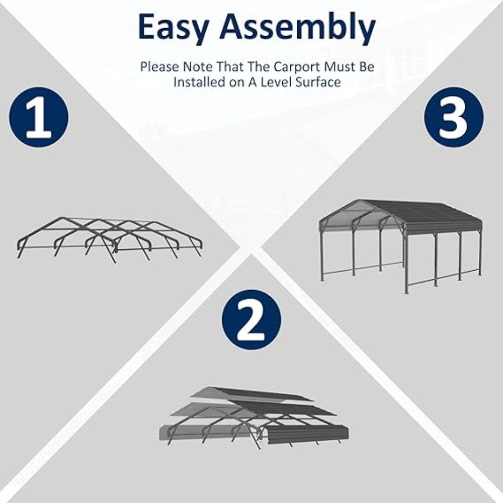 Lumen 12x20 Carport