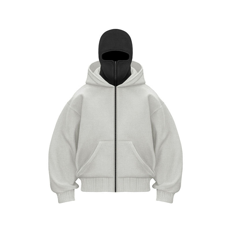Balaclava Ninja Zipper Hoodie