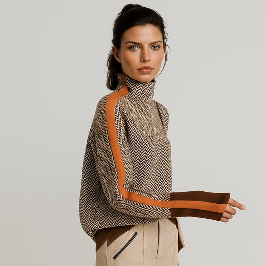 Martina Everyday High Neck Sweater