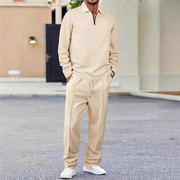 Cozy Waffle Knit Lounge Set